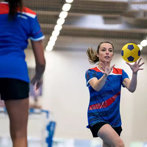 Alta calidad personalizado impreso suave PU balonmano Pakistán fabricantes partido entrenamiento balonmano bola - Product Image 6