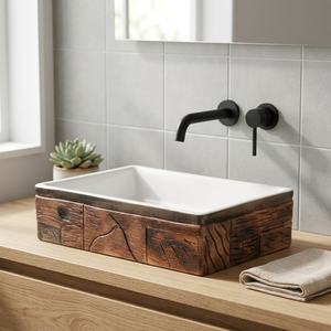Modern Export Quality Chinese Colorful Wooden Decorative Ceramic One Piece Water Closet Toilet WC - Product Image 6