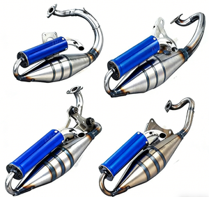 JPmotor Sistema Universale per Moto, Tubo di Scarico per Moto Jog50 da <span class=keywords><strong>50CC</strong></span> - Product Image 1