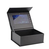 Boîte vidéo 7 pouces écran Lcd interrupteur de lumière vidéo boîte à musique en carton boîte de présentation vidéo de mariage