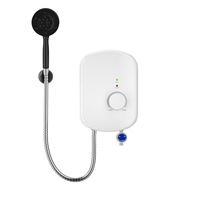Nouveauté : chauffe-eau électrique instantané mural sans réservoir 3500W pour la maison, mini chauffe-eau pour douche avec tube chauffant en acier