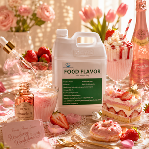 Arôme alimentaire à la fraise Renze, qualité supérieure, certifié ISO HALAL, meilleur prix, pour biscuits, boissons, pâtisseries - Product Image 2