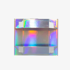 Boîte d'emballage cadeau bleu marine à couvercle magnétique peu profond, en stock, livraison rapide - Product Image 5