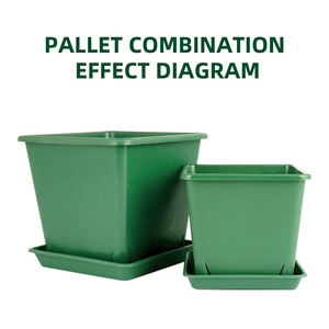 Macetas Creativas Minimalistas para Interiores y Exteriores, de Plástico PP de Alta Calidad, <span class=keywords><strong>20</strong></span> Pulgadas de Alto, Tamaño Grande, con Orificio de Drenaje, para Jardinería - Product Image 3