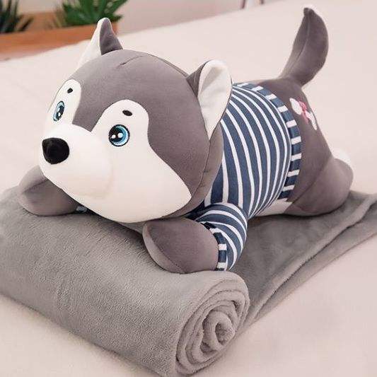 juguetes de peluche husky lindo y seguro, perfecto para regalar