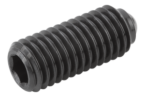Resorte de Empuje K0315, Fuerza de Resorte Intensificada, Acero Oxidado Negro con Bola de Acero y Enchufe Hexagonal - Product Image 3