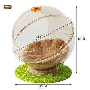 Casa para Gatos en Oferta, Moderna Cápsula Espacial para Mascotas, Nido Transparente de Acrílico para Gatos, Cama para Gatos de Interior - Product Image 6