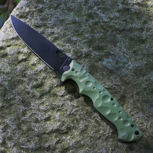 Cuchillo de Caza para Exteriores, Hoja 4Cr13, Cuchillo Plegable Táctico de Supervivencia para Camping y Senderismo, Herramienta EDC con Mango de Nailon - Product Image 2