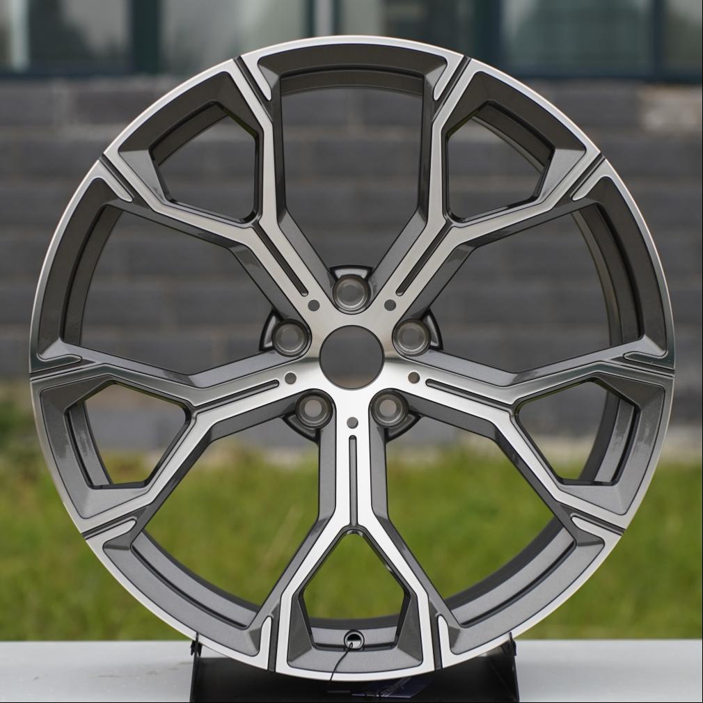 Forged 5-Spoke Step Lip Polished Barrel Wheels 20-24" | Custom Fitment for Sedan forged aluminum wheel