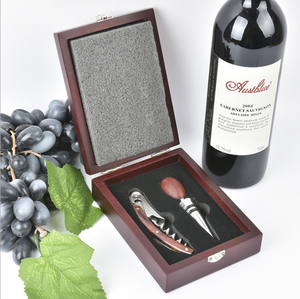 Conjunto de <span class=keywords><strong>2</strong></span> Rosewood vino de botella de vino abridor Set de regalo para la venta al por mayor - Product Image 1