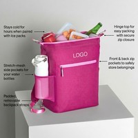 Sac à dos isotherme réutilisable Nophy Fashion avec logo personnalisé, imperméable, anti-fuite, sac à glace portable pour le camping, le pique-nique, la randonnée