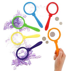 대형 다채로운 플라스틱 어린이 장난감 76mm 렌즈 3.5X 돋보기 - Product Image 6