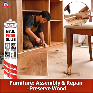 Nhanh chóng chữa móng tay miễn phí keo cho kim loại gốm PVC Bảng điều chỉnh mạnh mẽ liên kết xây dựng dính Sealant cho chế biến gỗ đóng gói - Product Image 2