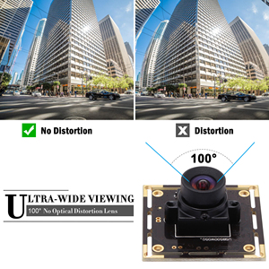 Mô-đun Máy Ảnh USB elp 5MP, Độ phân giải 2592x1944, cảm biến Aptina mi5100, góc rộng không có ống kính méo - Product Image 4