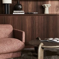 Fauteuil simple en velours d'agneau de style Wabi-sabi, luxe moderne, multifonctionnel avec rangement, design en forme de poire de neige, pour salon