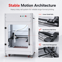 Machine d'impression 3D industrielle haute performance à double extrudeur, vitesse de 350 mm/s, compatible PLA/TPU/Flex, alimentation indépendante
