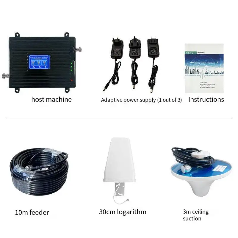 GSM Triband Mobile Phone Repeater Booster 2G 3G 4G WiFi Signal Network for Optimal Connectivity