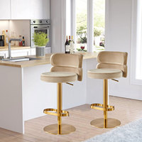 Stool Cheap Velvet Bar Stool Chair Kitchen Gold High Stool Bar Chair Stainless Steel Bar Chair/stool