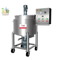 Mélangeur pour la fabrication de gel douche, liquide vaisselle, adoucissant textile, détartrant, produits chimiques pour moteurs et broyeurs