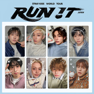 8 ชิ้น/ชุด โฟโต้การ์ด Kpop ไอดอล Stray Kids Run IT พิมพ์สองด้าน การ์ดโลโม่ <span class=keywords><strong>HYUNJIN</strong></span> LEE KNOW FELIX การ์ดโลโม่ ของขวัญสำหรับแฟนคลับ - Product Image 5