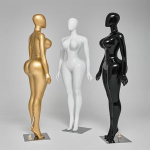 หุ่นโชว์เสื้อผ้าผู้หญิงแบบเต็มตัว ทรงผมหยิก สำหรับขายส่ง - Product Image 5