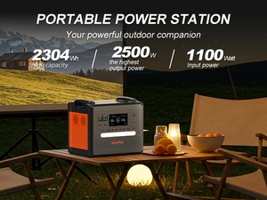 Oem ODM Trạm điện năng lượng mặt trời hệ thống năng lượng 2400W 2500W LiFePO4 ngoài trời năng lượng mặt trời Máy phát điện Trạm điện cầm tay - Product Image 2