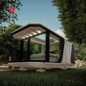 Capsule spatiale modulaire postmoderne personnalisable, conteneur mobile, villa étanche, structure en acier galvanisé, protection de l'environnement - Product Image 3