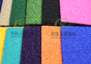 Terrain de padel professionnel GRASS Elite Blue, gazon artificiel texturé bouclé, 12 mm, gazon sportif pour terrain de paddle-tennis - Product Image 4