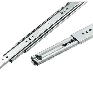 5301T Heavy Duty 18 pulgadas 115kg Runner Rail 53mm de ancho Rodamiento de bolas Toboganes de cajón para escalera Gabinete Cajón Toboganes - Product Image 1