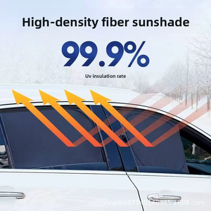 Parasol plegable <span class=keywords><strong>de</strong></span> nailon con protección UV <span class=keywords><strong>para</strong></span> parabrisas con logotipo personalizado <span class=keywords><strong>para</strong></span> <span class=keywords><strong>ventanas</strong></span> laterales <span class=keywords><strong>de</strong></span> coche, compatible con ajuste universal 99% - Product Image 4