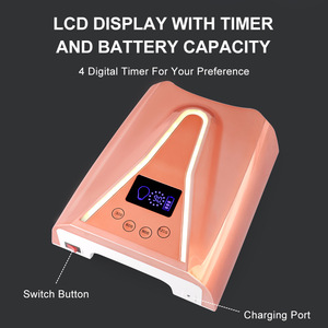 Nouveau produit, lampe à ongles UV LED sans fil haute puissance 128W, sécheuse à ongles en gel professionnelle rechargeable, fournisseur en gros - Product Image 3