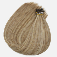 Fournisseur de cheveux humains de trame de génie blond sans couture doublement dessiné Extensions de cheveux humains Remy trame vierge