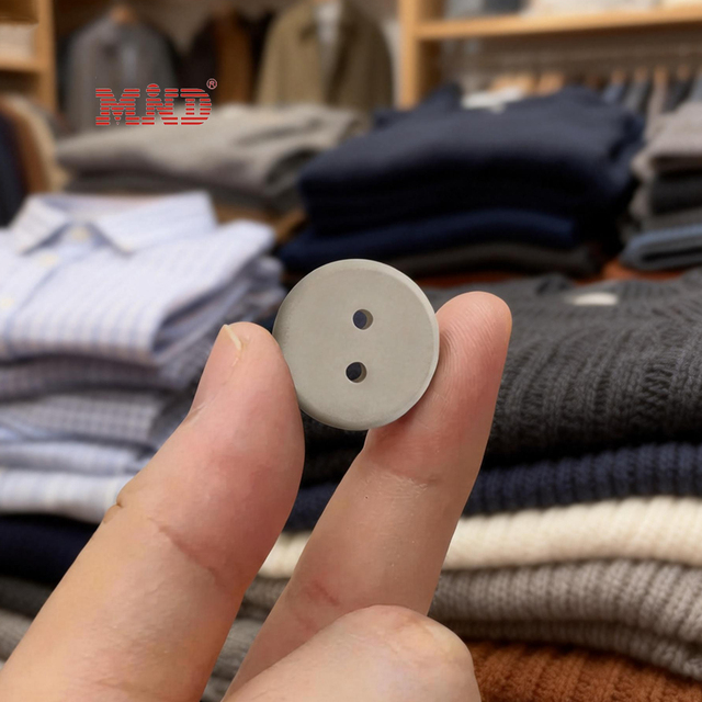 13.56MHz NFC Laundry Tag Small 15mm Dia Washable PPS RFID Mini Button Tags for Small Spaces Clothing