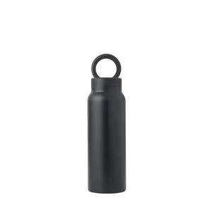 Neue 24OZ Gym Sport Doppelwand Telefon Magnethalterung Metallthermophlasche Wasserspender mit magnetischen Handyhalterungsdeckeln