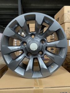 Mingyue 16X8J 18X8J PCD 5X165.1 Formación de flujo para 2001-2016 Land Rover Old <span class=keywords><strong>Defender</strong></span> Rueda de coche de pasajeros negro brillante - Product Image 6
