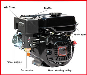 Gasolina pequeño compresor de aire APCOM gasolina compresor de aire 6HP 8HP 10HP 16bar portátil compresor de aire Diesel - Product Image 6