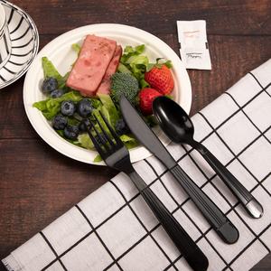 جودة عالية المتاح شوكة بلاستيكية وملعقة الثقيلة مجموعة أدوات المائدة - Product Image 3