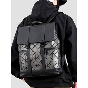 2025 Unisex High-End Laptop <b>Backpack</b> with Large Capacity Trendy Diamond Pattern New Trade Style <b>for</b> Students - Product Image 1