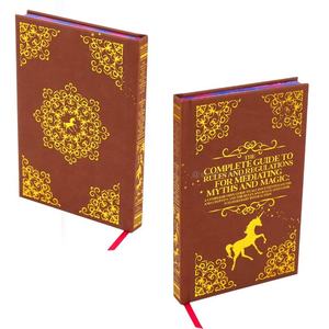 Impresión de Libros de Tapa Dura con Lámina Metálica, Encuadernación en Cuero, Edición Especial con Bordes Pintados, Personalización OEM - Product Image 2