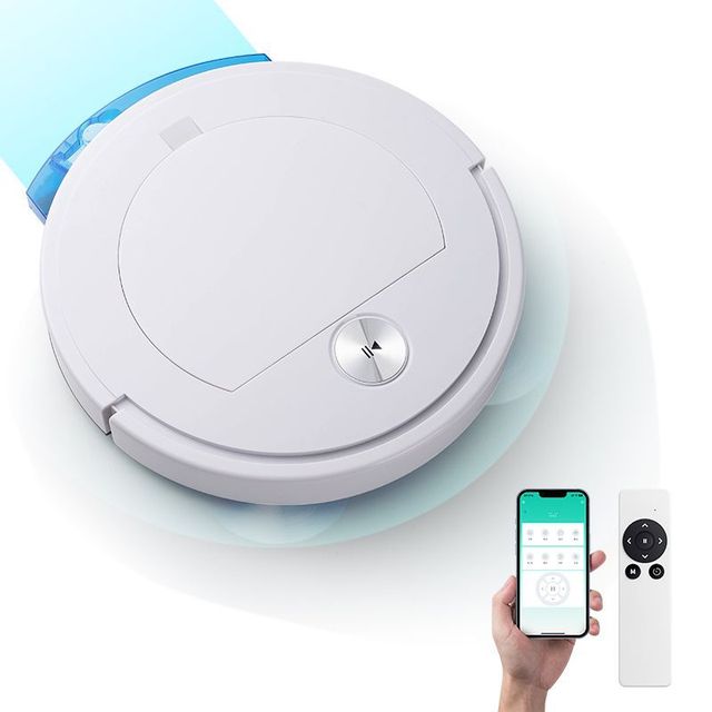 Intelligent Household Sweeping Robot USB APP Remote Control Anti-drop 1999Pa Suction Factory Small Household