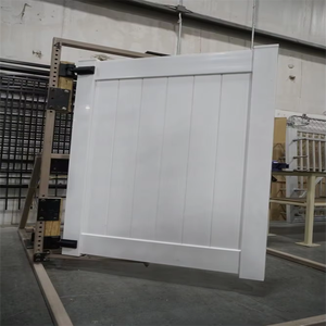 6'x8 'ホワイトPVCフェンシングガーデンPVCフェンシングホワイトビニールフェンスパネル - Product Image 5