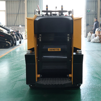 Minicaricatore Derette XC1100 con Motore EPA CE, Minipala Compatta Economica per Fattoria con Accessorio Benna