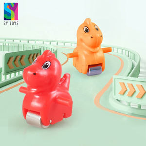 SY con pilas dinosaurio carreras carril coche ranura juguetes <span class=keywords><strong>Dino</strong></span> escalera escalada pista deslizante juguete - Product Image 4