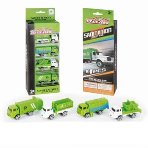 Harga pabrik langsung 1:64 die cast mainan anak kontainer truk model mobil paduan