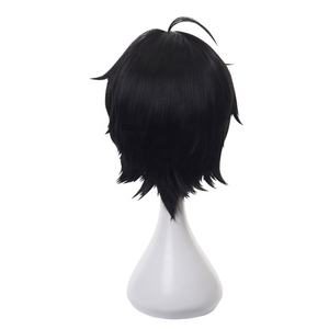 Perruque courte noire de 30 cm en gros, cosplay <span class=keywords><strong>Horimiya</strong></span>, anime Miyamura Izumi, perruque synthétique, costume de cosplay, perruques de cheveux - Product Image 6
