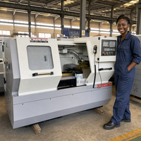 Tour CNC à lit plat haute précision CK6140, moteur de broche 5,5 kW, tour CNC pour métaux