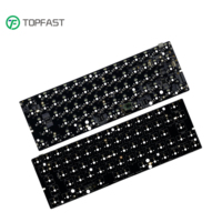 GK64Xs-Teclado mecánico personalizado, 65% teclas, Oem, servicio Qmk, Rgb, intercambio en caliente, Bt, Pcb, con Fn