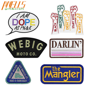 Applique toppa in tessuto artigianato fai da te decorazione vestiti forniture per cucire ferro su toppe per riparazione di abbigliamento fai da te Patch ricamata - Product Image 3