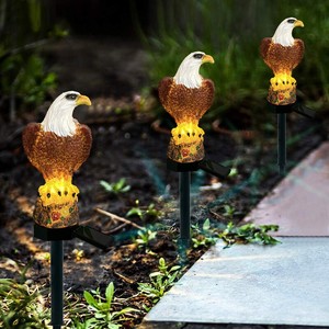Solar Eagle Garden <b>Lights</b> LED Waterproof Outdoor <b>Pathway</b> Decor <b>Light</b> Stake - Product Image 1