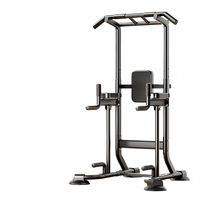 Station de traction et de dips multifonctionnelle, barre de traction réglable en hauteur pour la musculation et la calisthénie à domicile